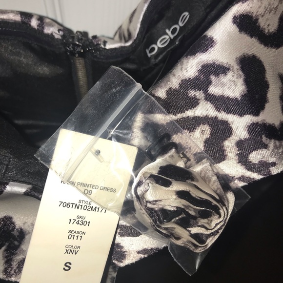 bebe RAEN printed leopard dress - Picture 3 of 5